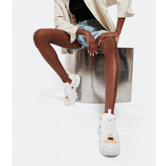 NEW Maison Margiela X Reebok Instapump Fury Memory Of White Shoes Sneakers US 8 - Picture 3 of 7